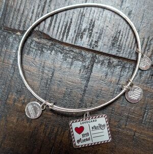 Alex And Ani Mickey Minnie Love Card, Rare!